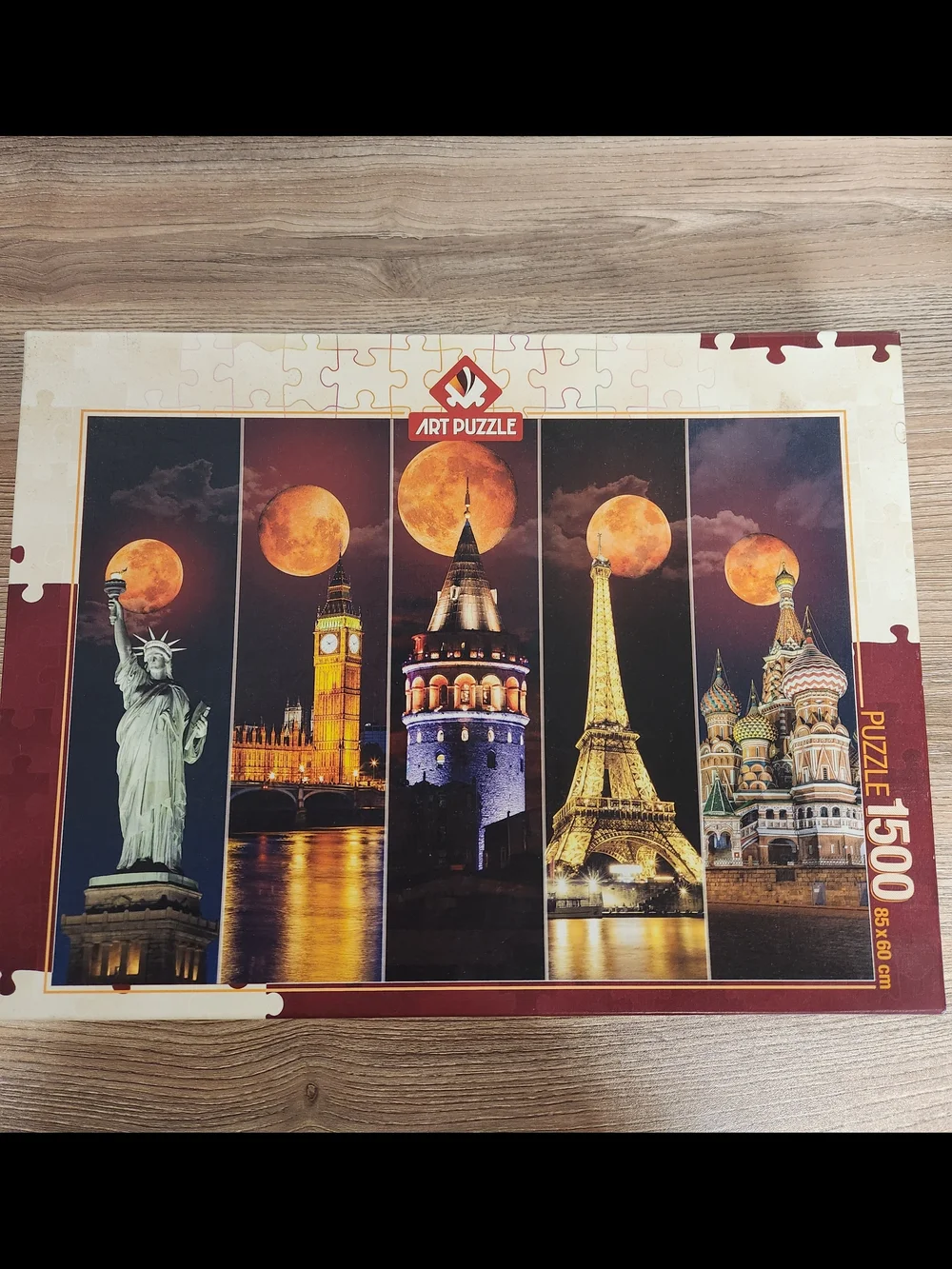 Art Puzzle 1500-Piece Architecture Jigsaw Puzzle 85x60cm Cardboard Interlocking